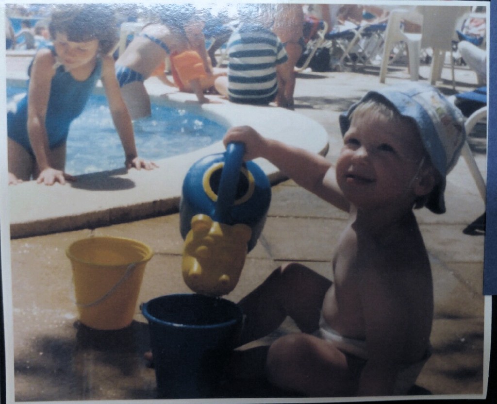 James with Hippo Bucket